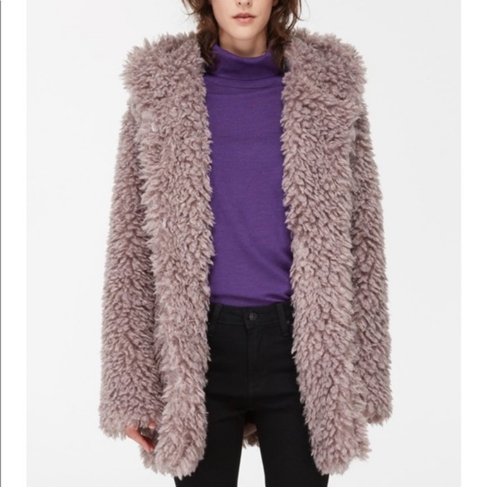 Noize Vegan fur teddy coat